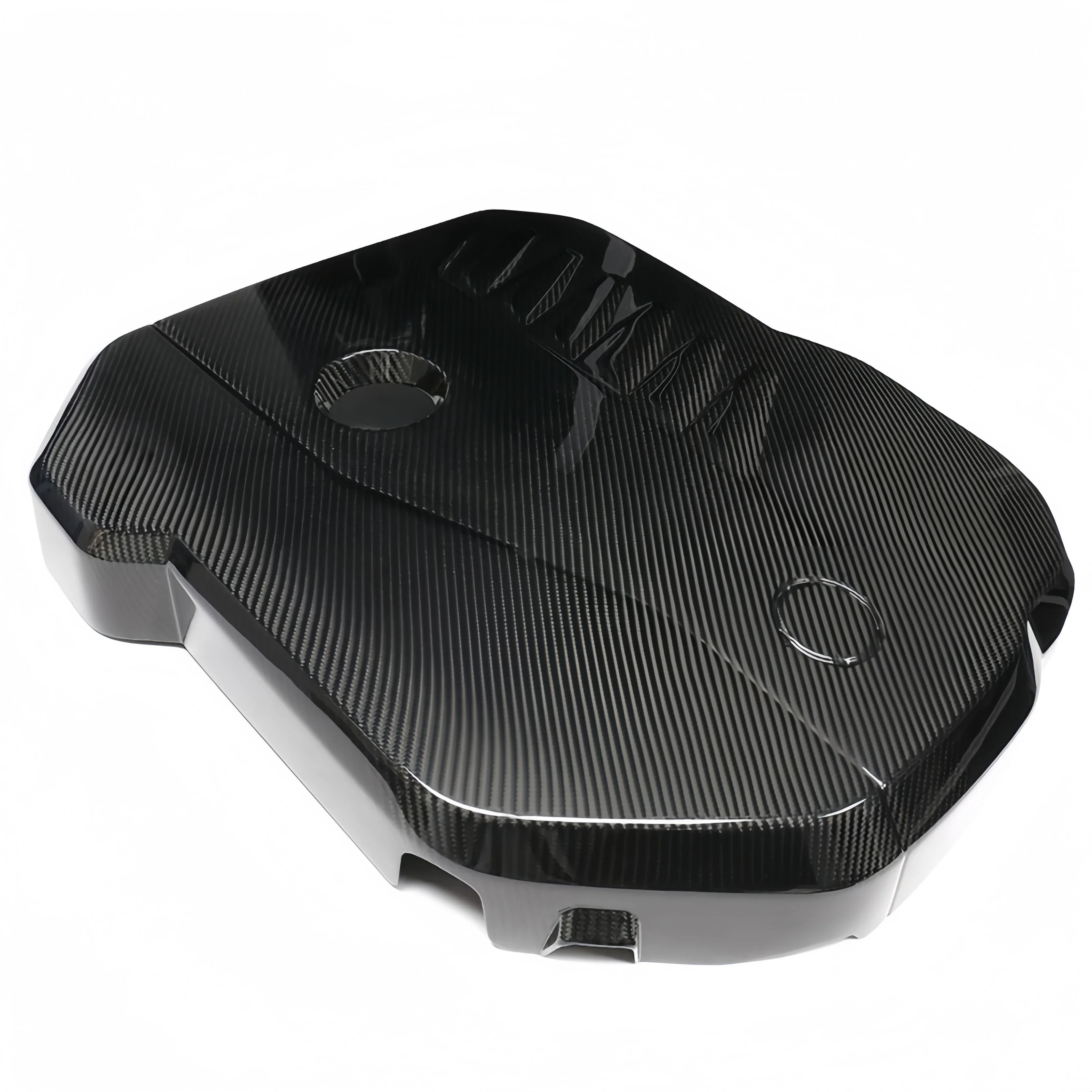 Para BMW 740i B58 3,0 T 4 SERIES placa de cubierta de motor de fibra de carbono seca pura cubierta embellecedora deportiva capó de motor decoración de motor de vehículo