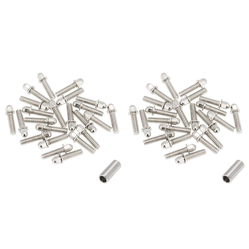 

DELAM-60Pc 1.9 2.2 Wheel Rim Imperial M3 Screw Decoration For 1/10 RC Crawler Axial SCX10 90046 AXI03007 Wraith Traxxas TRX4,A