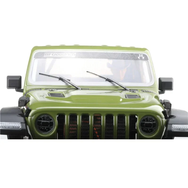 Wycieraczki 1/6 trójwymiarowe wycieraczki Meta czarny srebrny dla AXIAL SCX6 Wrangler JEEP RC akcesoria do modernizacji samochodów części