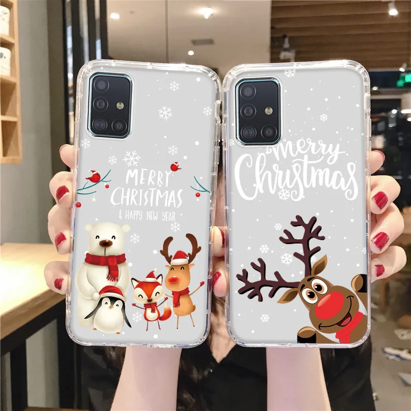 Christmas Case For Samsung Galaxy S24 S23 S22 Ultra S21 Plus S20 FE Case A55 A54 A53 A52 A52S 5G A33 A34 A35 A13 A14 A12 A31 A82 image 2