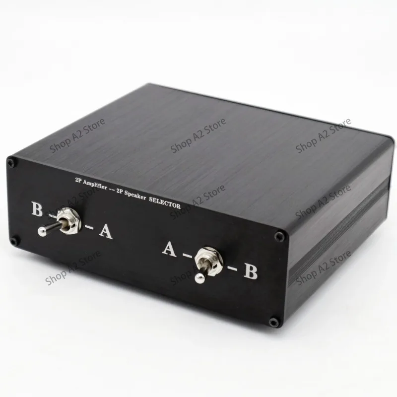 HiFi Version Home Amplifier Speaker Switcher High Current Aluminum Chassis