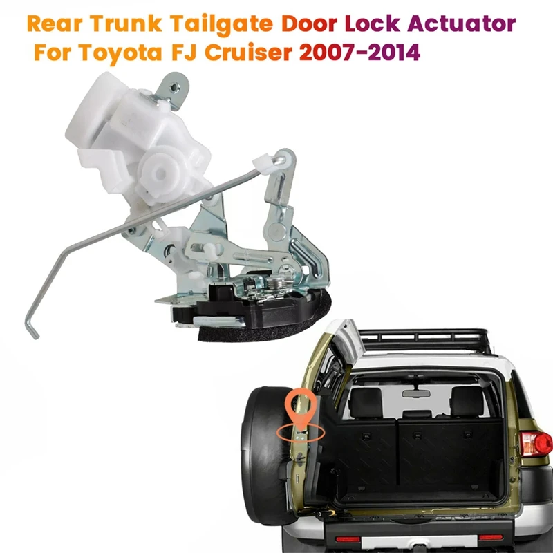 New Rear Trunk Door Lock Actuator 69110-35071 For Toyota FJ Cruiser 2007-2014 Tailgate Lock Latch Hatch 69110-35070