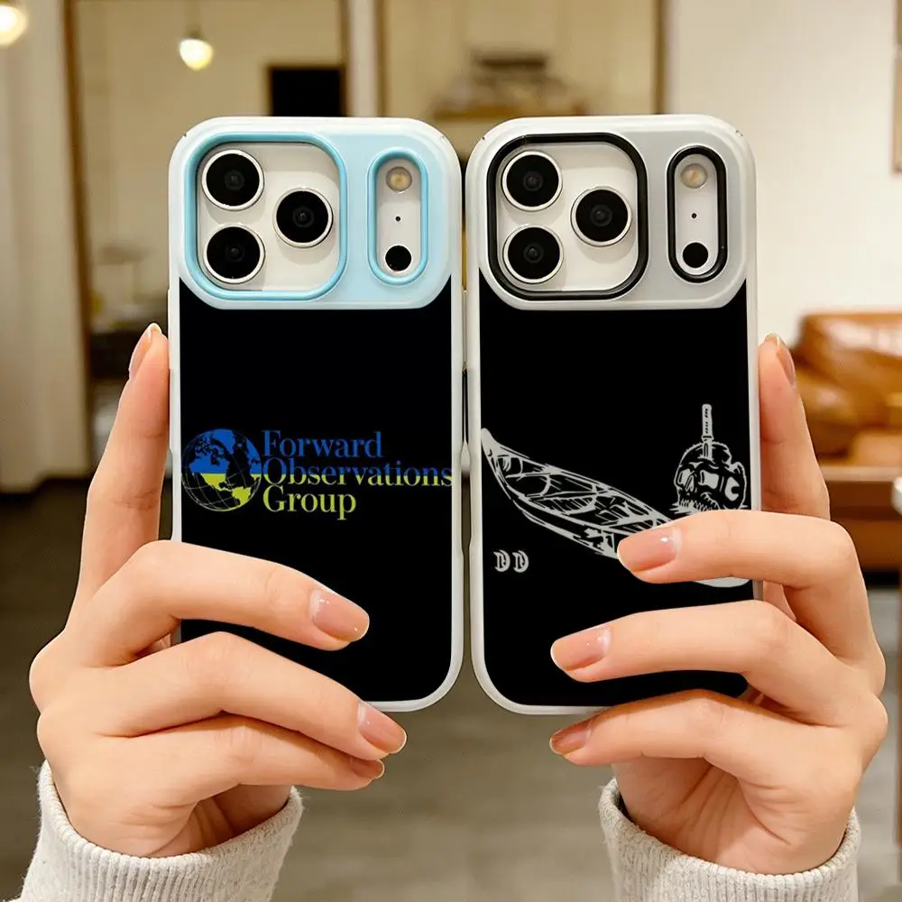 

Group F-Forward Observations Group Phone Case Colorful 2‑in‑1 Jelly Matte Clear Full Protection Case For iPhone 11‑17 Series