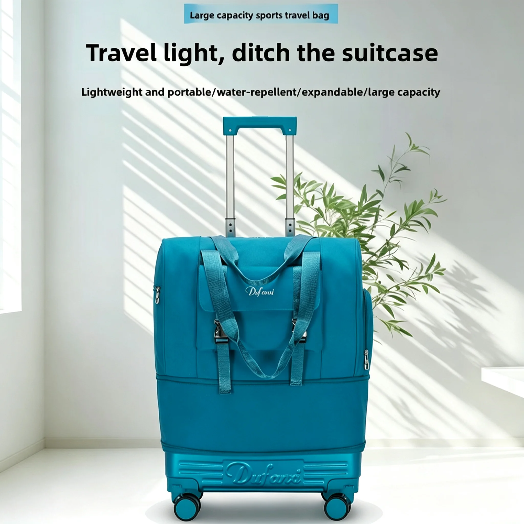 Suitcases on Wheels Large Capacity Travel Bag Lightweight Luggage Women's Large Capacity Bag Travel Backpack Women's Backpack