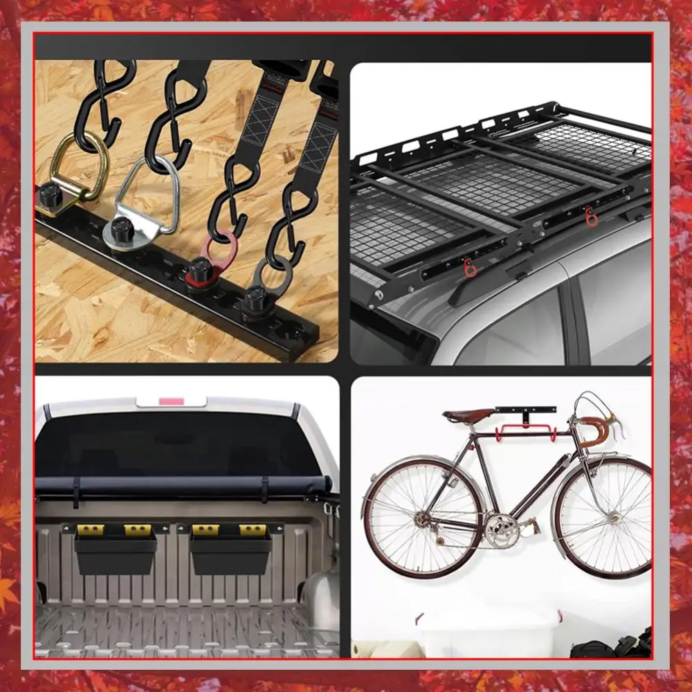 

8PCS Threaded Stud Nut Fitting Tie Down Used with L Track Rail Threaded Rail Stud Nut for Truck Bed Trailer Cargo Control Pickup