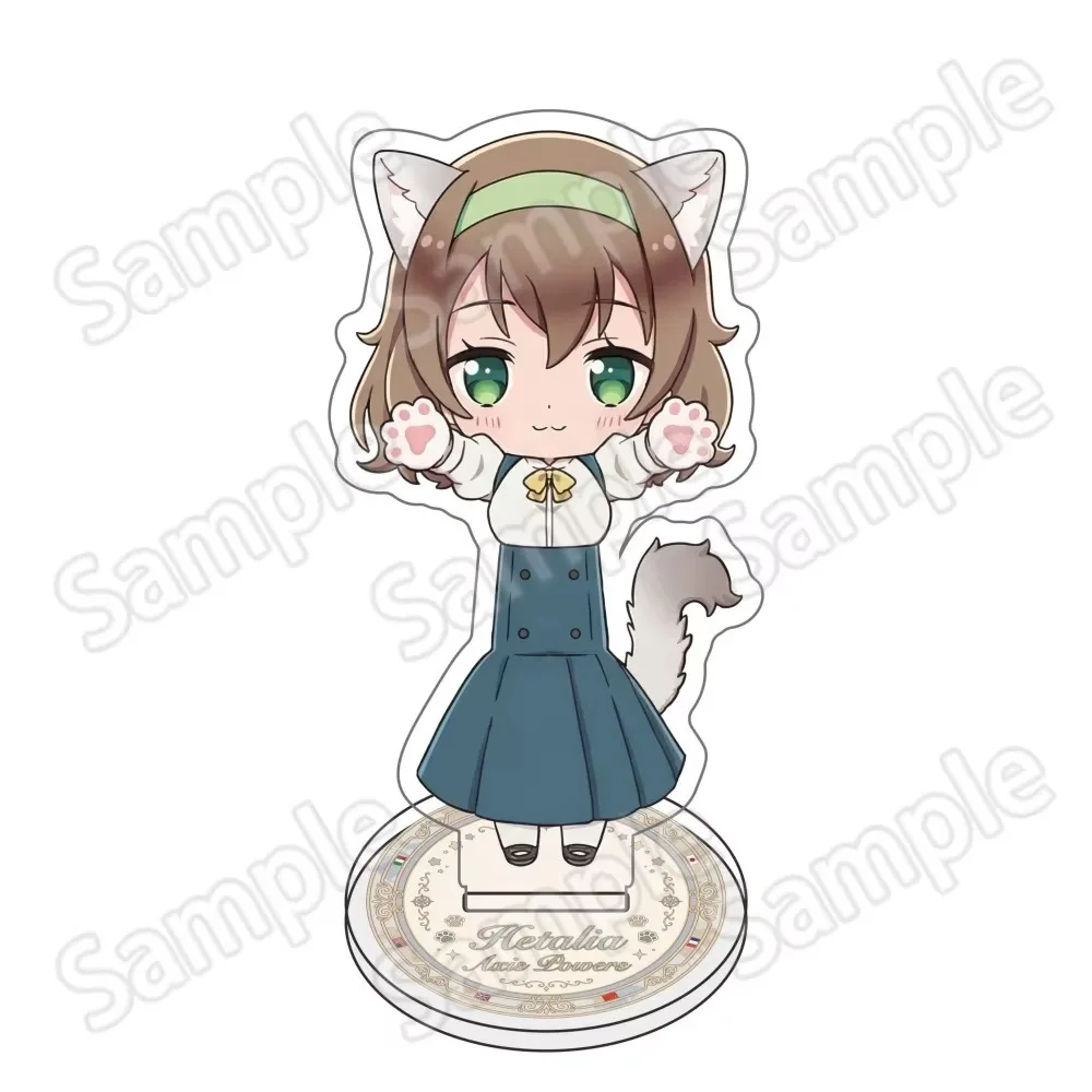 Hetalia: Axis Powers Feliciano Ludwig Honda Alfred 10CM Acrylic Stand Keychain  New Anime Stand Desktop Decor Tabletop Display