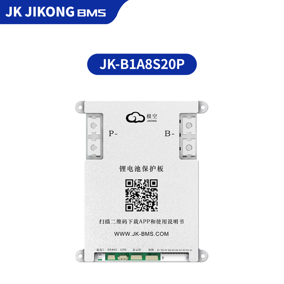 JK JIKONG BMS B1A8S20P Smart BMS 4S 5S 6S 7S 8S 12V 24V Battery 200Ah With 1A Active Balance LifePO4 LTO LI-ION Battery Smart BM