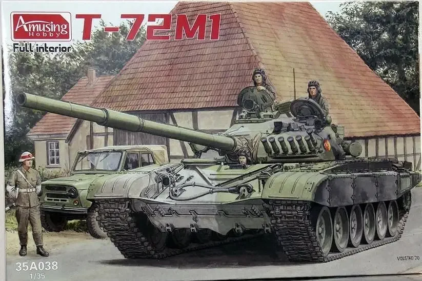 

Комплект модели танка русской армии Amusing 35A038 1/35 T-72Ml