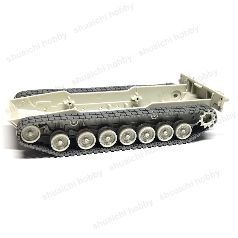 1 Juego de pista de resina a escala 1/72 para modelo de tanque de batalla principal M1A2, pistas sin fin impresas en 3D integradas, reemplazos DIY