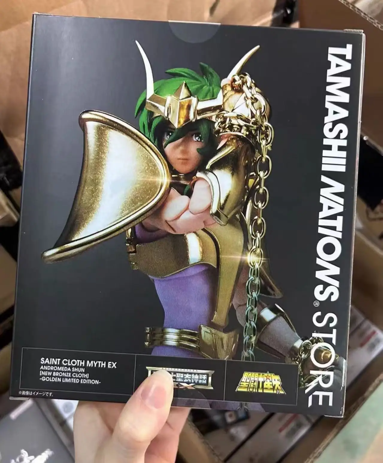 

In Stock Bandai Sacred Clothes Myth EX Andromeda Moon New Bronze Sacred Clothes Gold Limited TNT Limited