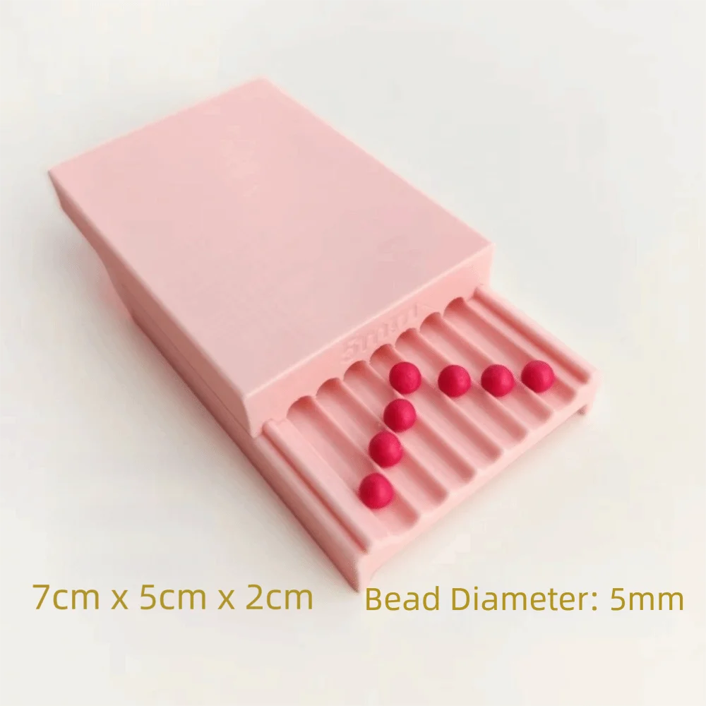 PLA Clay Ball Making Tool Strip Rolling Two-Sided Structure Clay Rolling Mold Rapid Molding Uniform Ball Forming