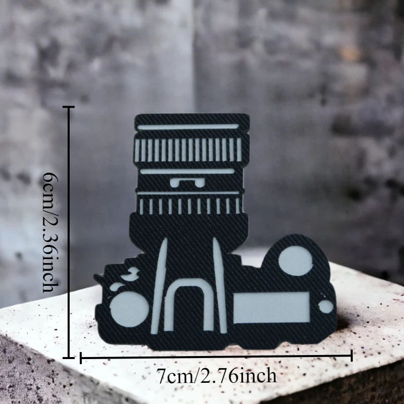 Parche moral fotógrafo DSLR con velcro gancho y bucle para mochila