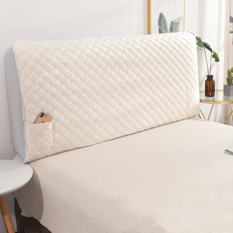 Tessuto In velluto Coperchio Della Testata Letto Elastico All-inclusive di Copertura Testata Testata Molle Della Copertura Letto Testa Posteriore di