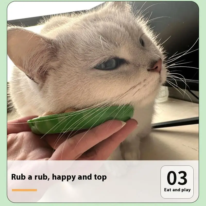 Catnip Wall Stick-on Ball para gato, Bolas Catnip Naturais, Brinquedo de forma de lótus, Brinquedo saudável