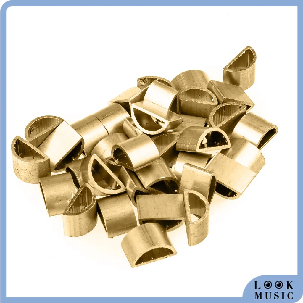 

LOOK 5PCS / 10PCS Brass Golden Colour Ferrules For Violin Bow Makers Frog Ferrule Making DIY Repair Parts For Violin Bow Frogs