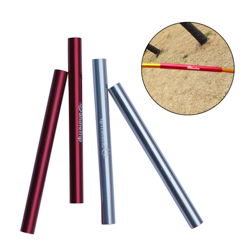 Tent Pole Repair Splint Kit Spare Repair Tube for 75 85mm For Diameter Tent Poles Aluminium Alloy Material Red/Silver Colors