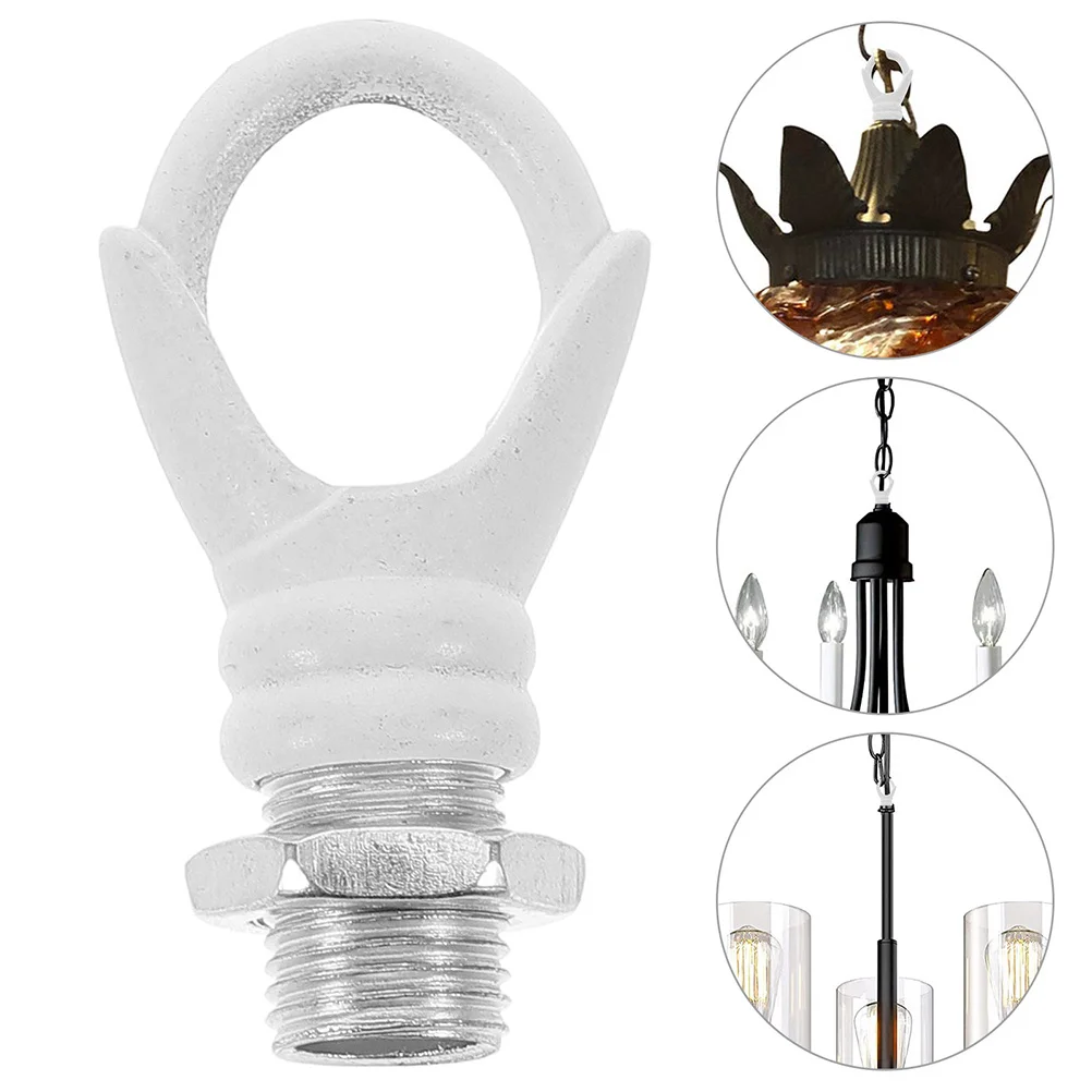 

2Pcs Lampshade Hanging Ring E27 Socket Holder Metal Light Fixture Support for DIY Ceiling Lamps Bedroom Living Room Decor