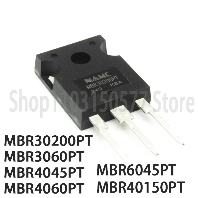 1 stück mbr30200pt mbr3060pt mbr4045pt mbr4060pt mbr6045pt MBR40150PT-TO247