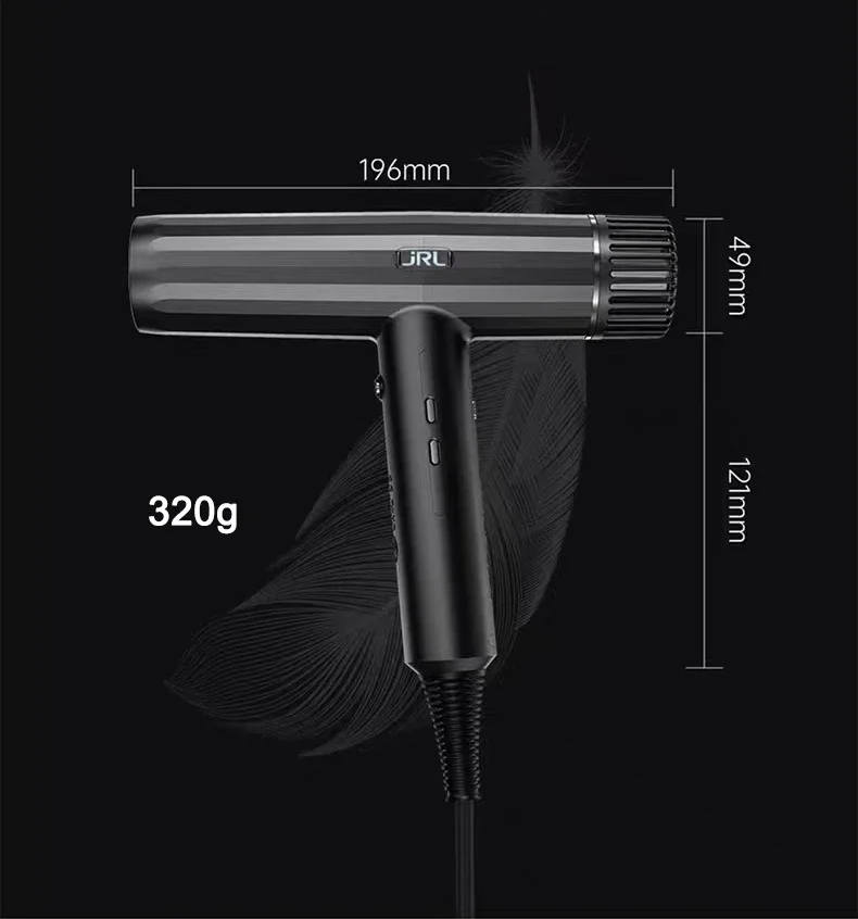 High-speed with high power for barbershops and familiesJrl Blow Hair Dryer