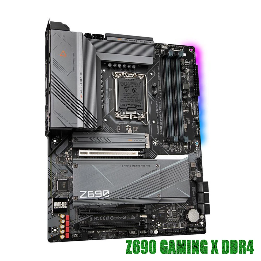 

Z690 LGA 1700 DDR4 128 ГБ PCI-E 5.0 ATX Материнская плата для настольных ПК Z690 GAMING X DDR4 для Gigabyte