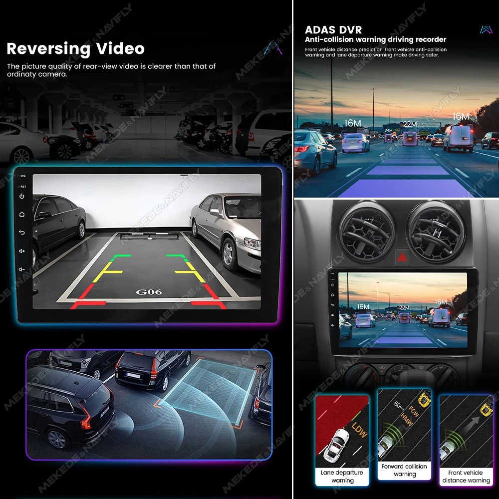 MEKEDE Carplay اللاسلكي Android الكل في واحد راديو السيارة ستيريو لكيا مورنينج 2 بيكانتو 2011 - 2016 2017 الملاحة GPS BT WIFI