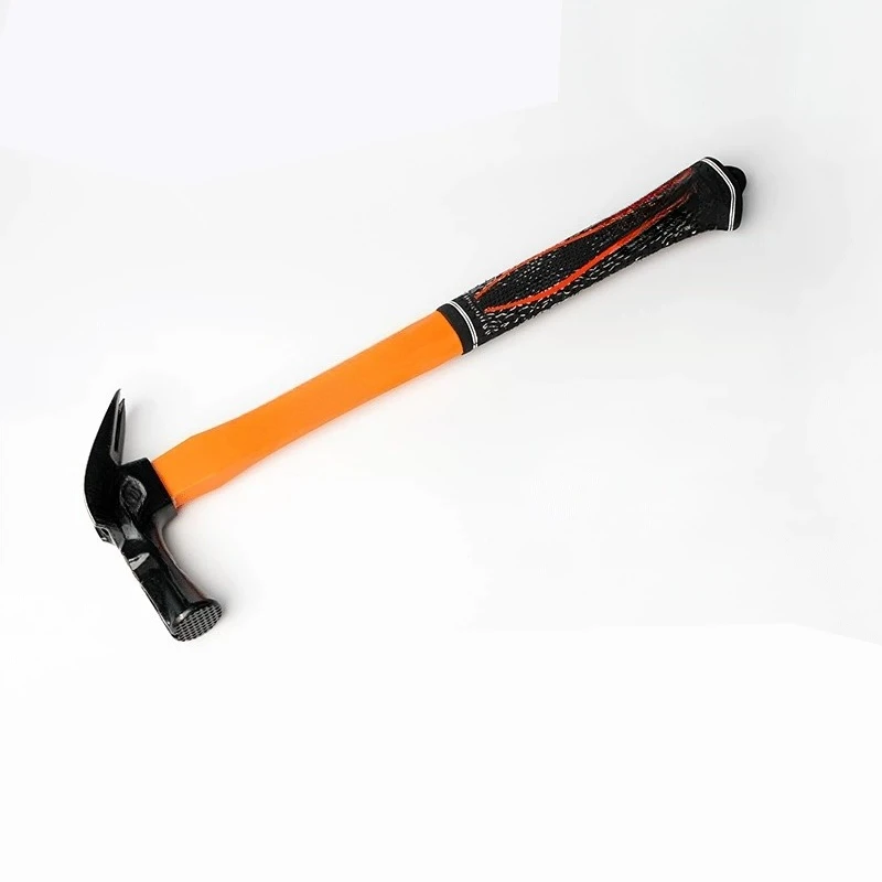 Woodworking Claw Hammer with Magnetic Hammer Round Head Pockmarked Claw Mouth