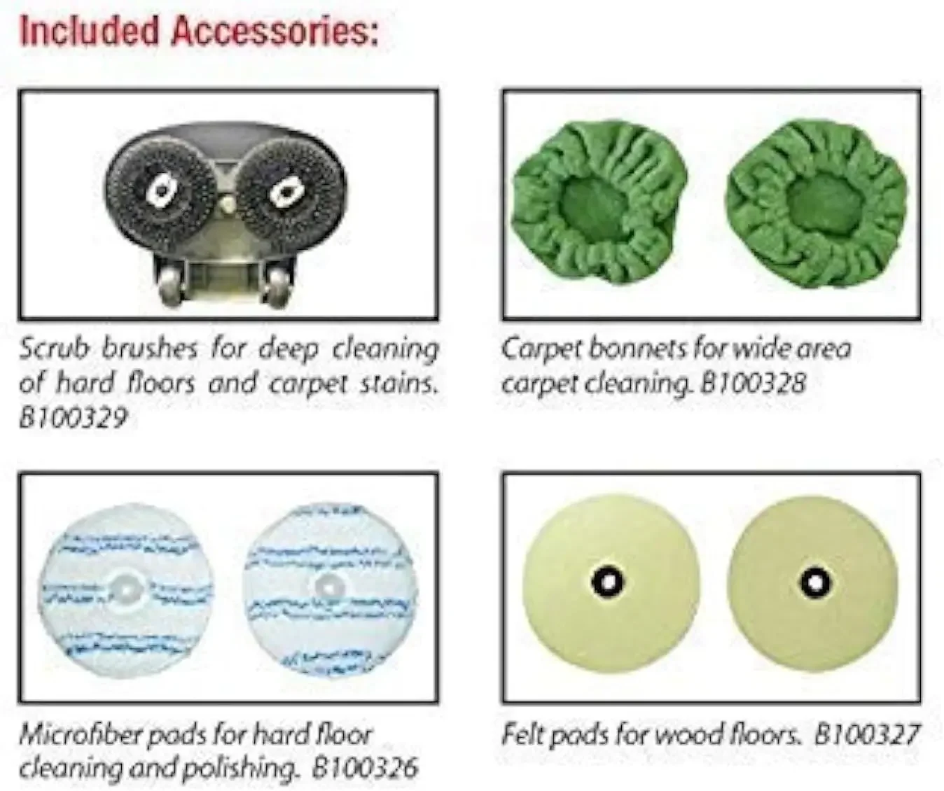 Scrubber, Gloss Boss 470rpm 18' 3 Wire Cord Red