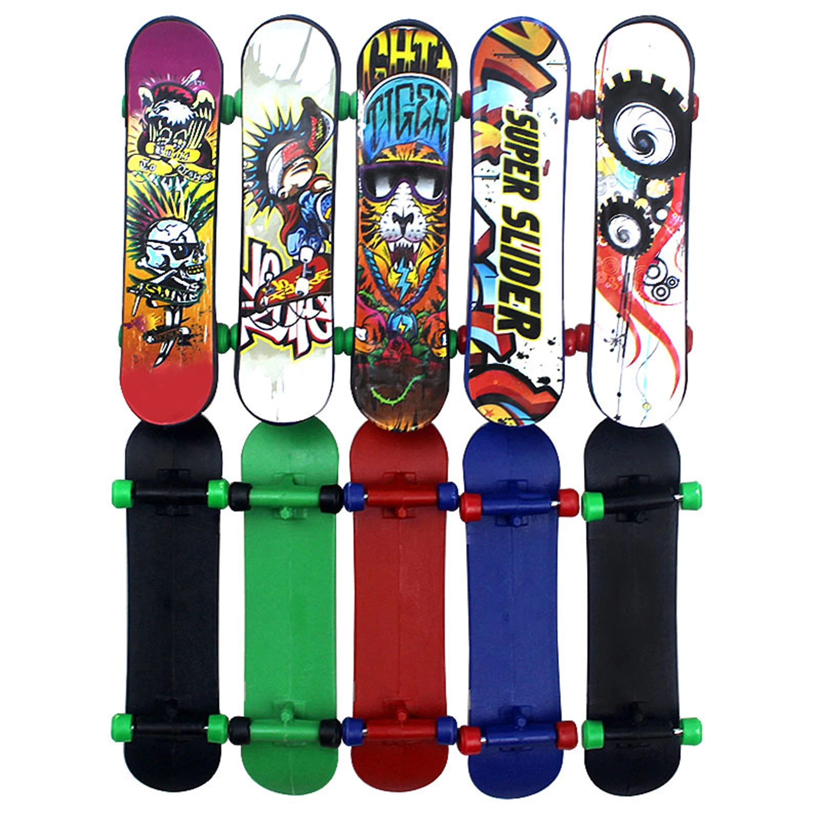 

Finger Skateboard Multi-Colored Finger Scooterkateboard Toys Children Toys Finger Training Mini Finger Skateboard Toy For Kids