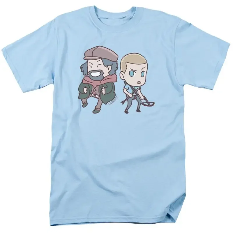 Harbinger Valiant AA Chibi T Shirt Mens Licensed Comics Light Blue