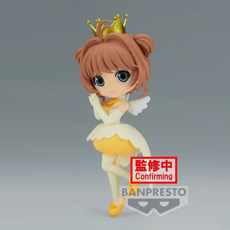 Bandai Original Q posket Kinomoto Sakura vol.2 Action Figure Cardcaptor Sakura Anime Toys For Kids Gift Collectible Model