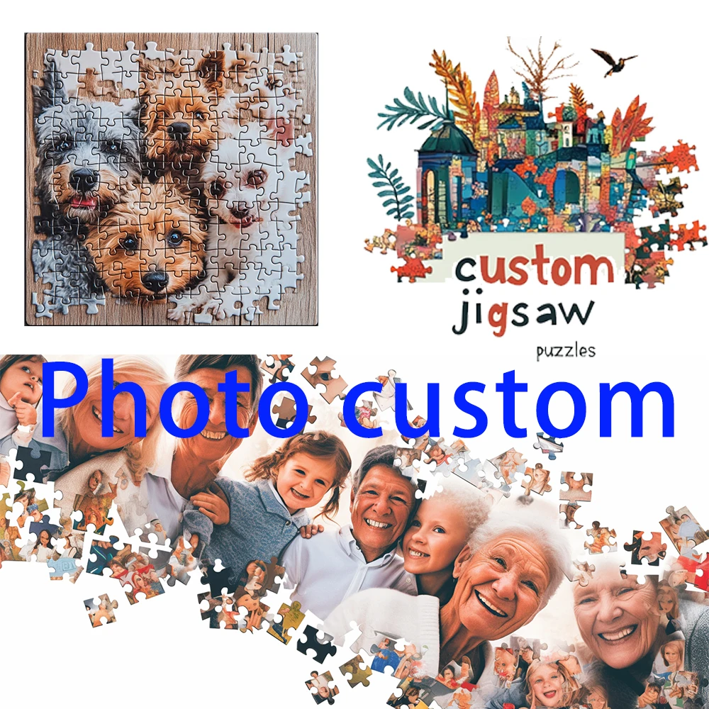 custom Puzzle 35/300/500/1000 Pieces Game Jigsaw Puzzle Custom a unique gift for yourself and your family individuality