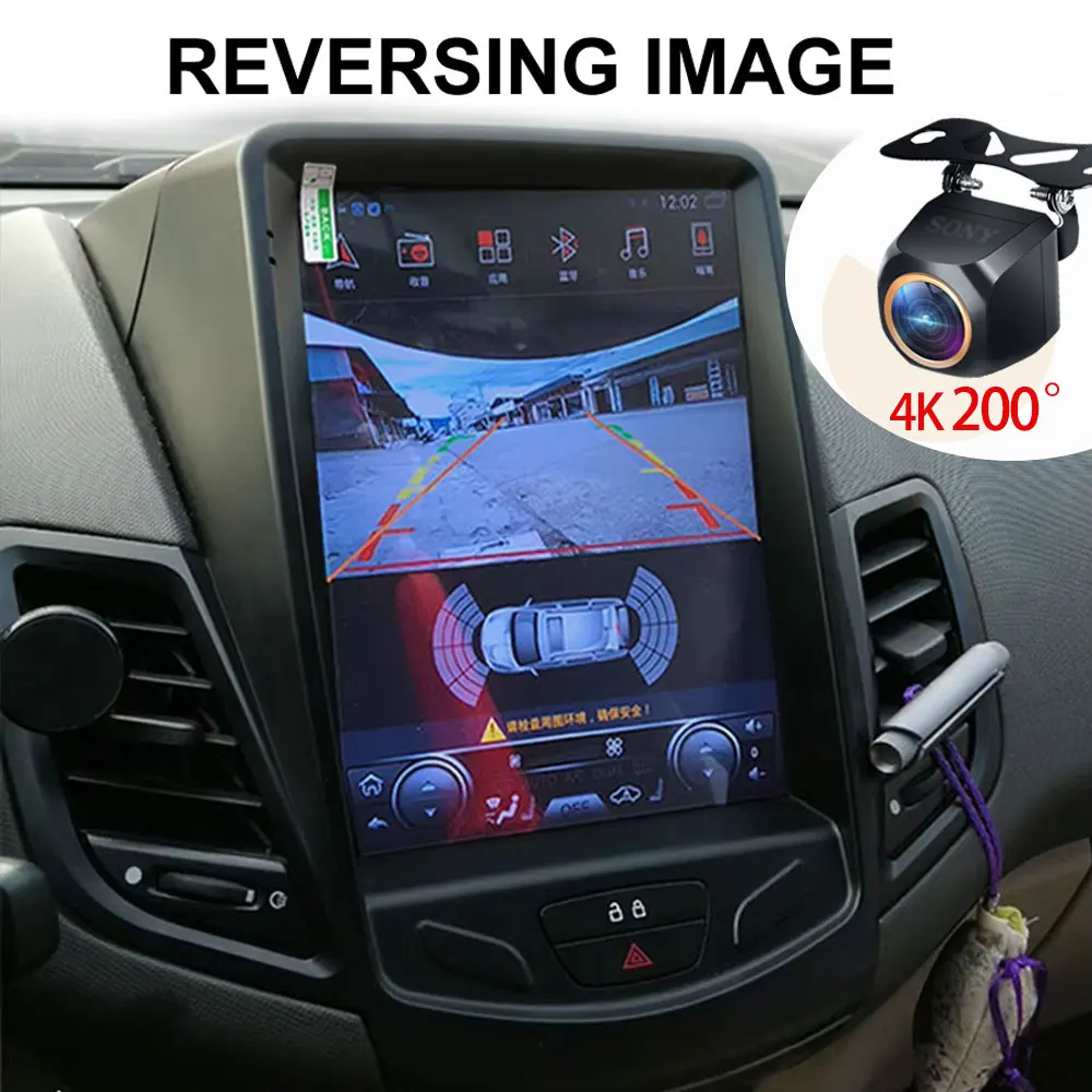 Wireless Android Auto Carplay Car Radio For Ford Fiesta MK7 2009-2016 Head Unit  MultimediaGPS Video Navigation Carplay