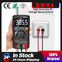 ZOYI Digital Multimeter ZT-98/100/101/102/102A Auto Ranging 6000 counts AC/DC Ammeter Voltmeter Ohm Hz Ture RMS tester Portable