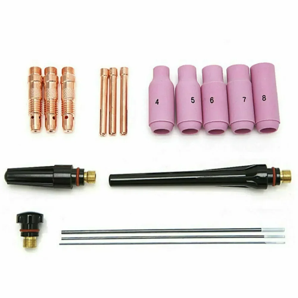

WP17 WP18 WP26 TIG Welding Consumables Kit 17Pcs