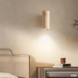 Lâmpada de parede LED de pedra natural, Candeeiro para salão, Quarto, Corredor, Decoração para atmosfera doméstica, Lâmpada E27, Dropshipping