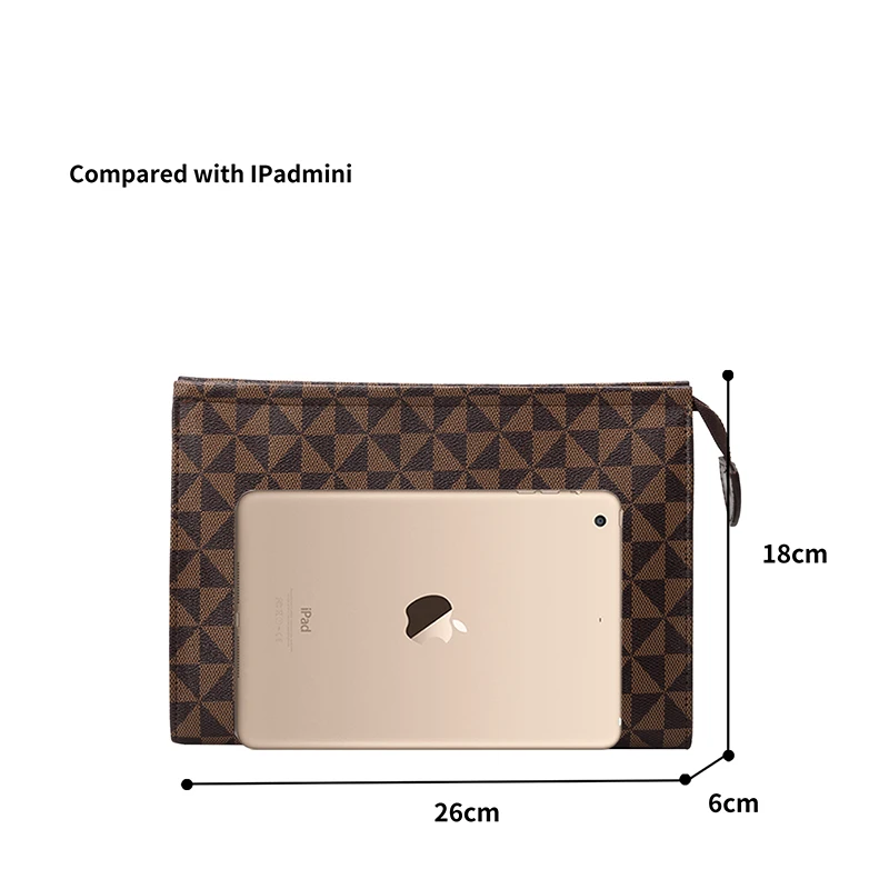Designer New Men Clutches Bags Man Wallets Envelope Bag Purse Business Luxury Male Phone Clutch Bags Designer Men Bags view 6
