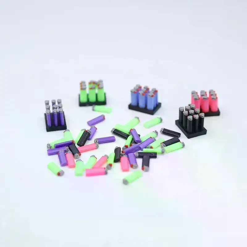 1 Set 1/12 Dollhouse Mini  With Base Model Toys Cigar Cigarette Ornament Doll House Decoration Accessories