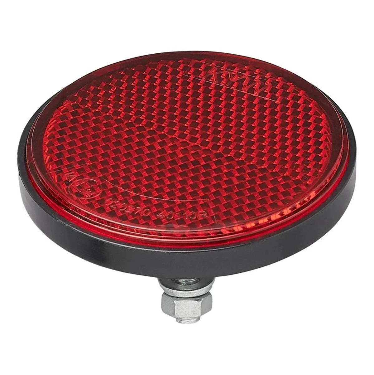Caravan Reflective Strips RV Trailer Reflector Red Round Reflector With Screw Trailer Reflector For Truck Exterior Accessories