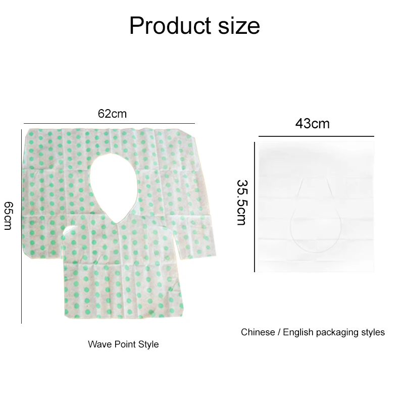 5~50pcs Disposable Toilet Seat Cushion Non Woven Fabric PE Film Isolation of Dirt Waterproof Portable Travel Hotels Supply TMZ