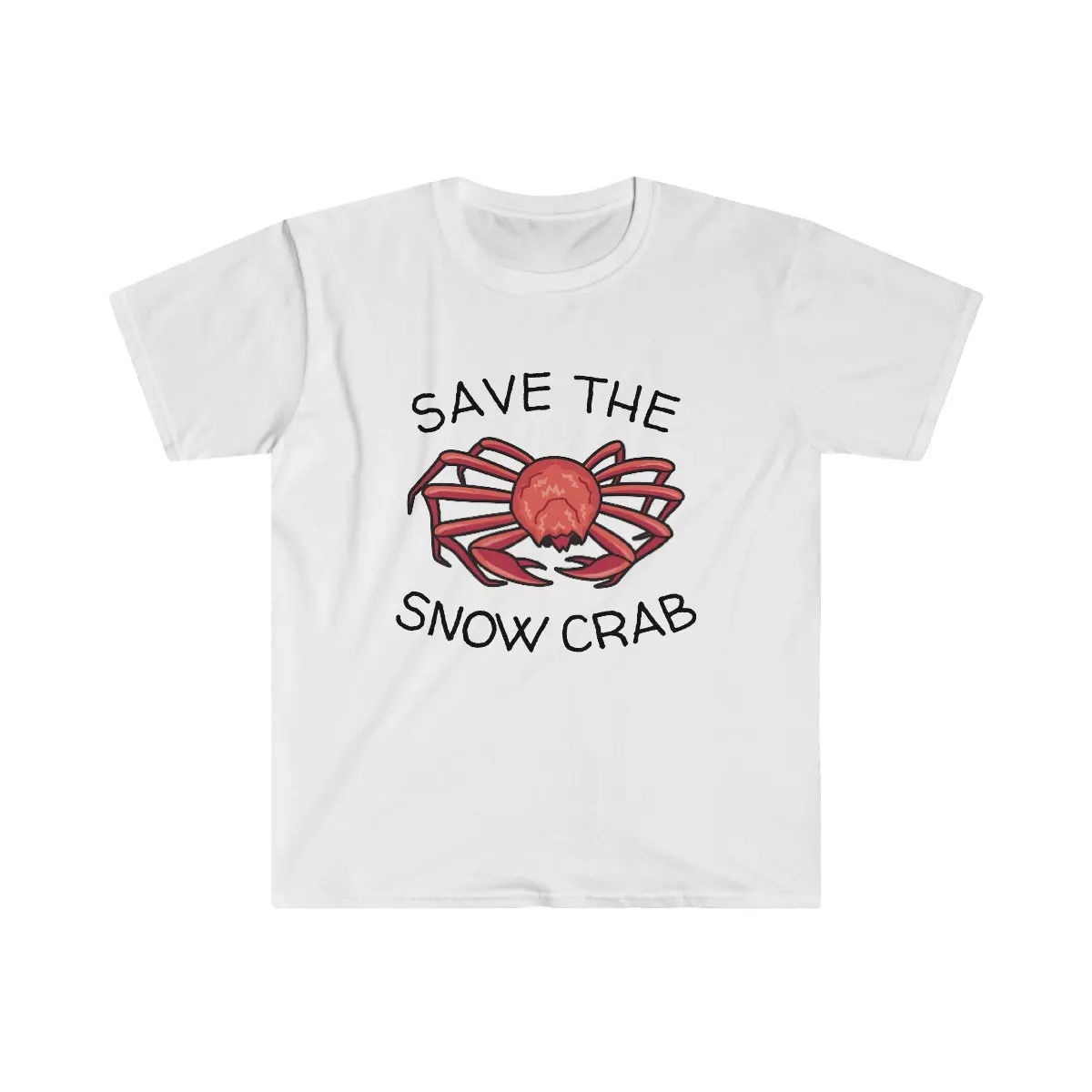 Camiseta de cangrejos de nieve, Save the Crab, Softstyle