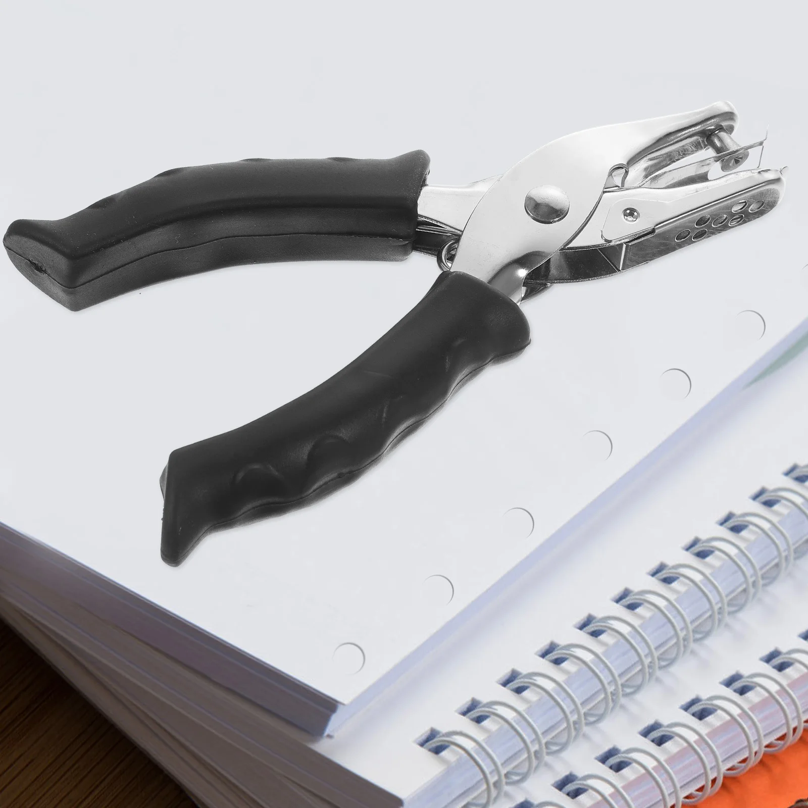 Portable Manual Hole Puncher for Paper Card Stock Thin Metal Multi-Function Office School Craft DIY Projects Hole