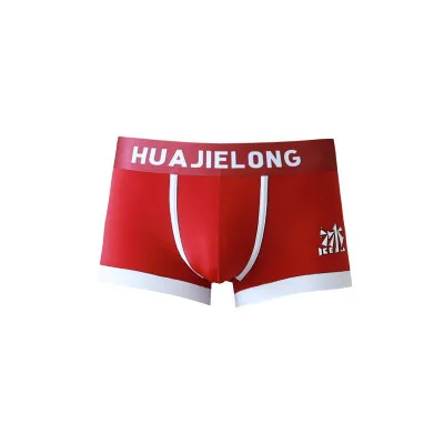 Youth Ice Silk Boxer Shorts for Men Sports Pants Breathable Ice Silk Print Underwear Soft Breathable Panties Boys Sexy Underwear