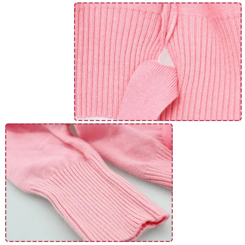 Girls Ballet Sweater Dance Knitted Cardigans Warm Ballet Wrap Tops Kids Ballet Coat Ballet Jacket Long Sleeve Dance Knitwear