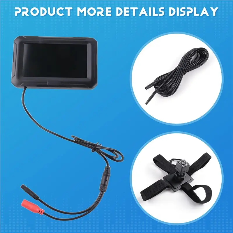 [NEW!A08R】 Secure Baby Backseat Back Seat Camera 1080P, 4.3