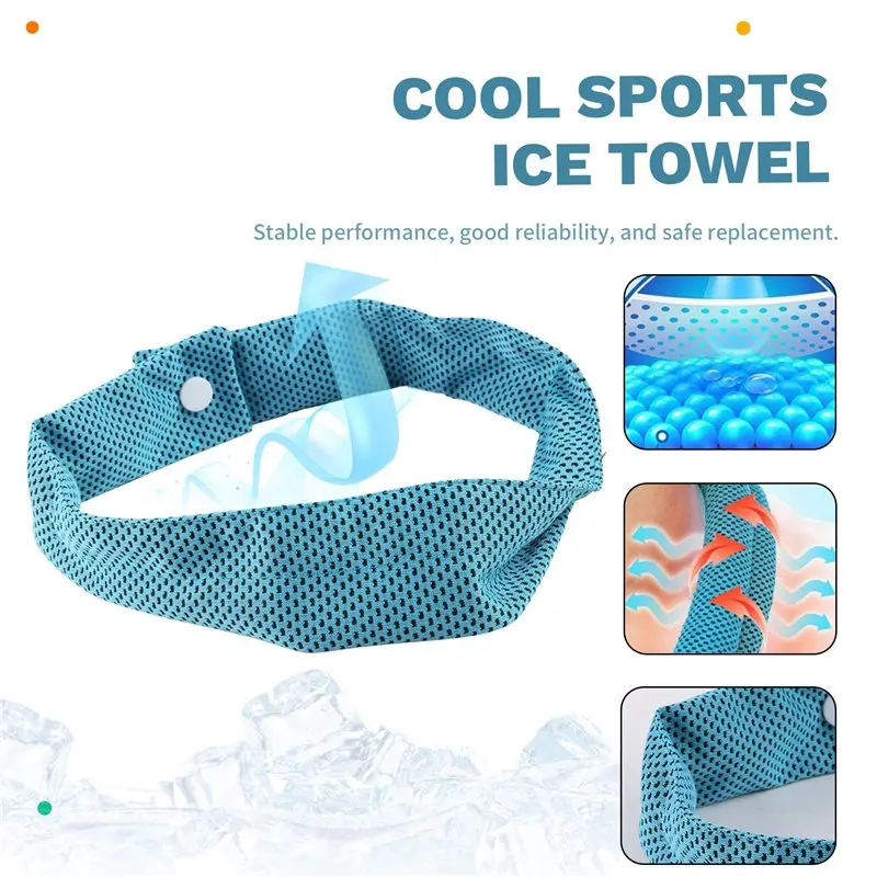 Superior-Breathable Soft For-For Gym Neck Coolers- 3 Pcs Cooling Neck Wraps Towels For Yoga Running Golf Camping Sports