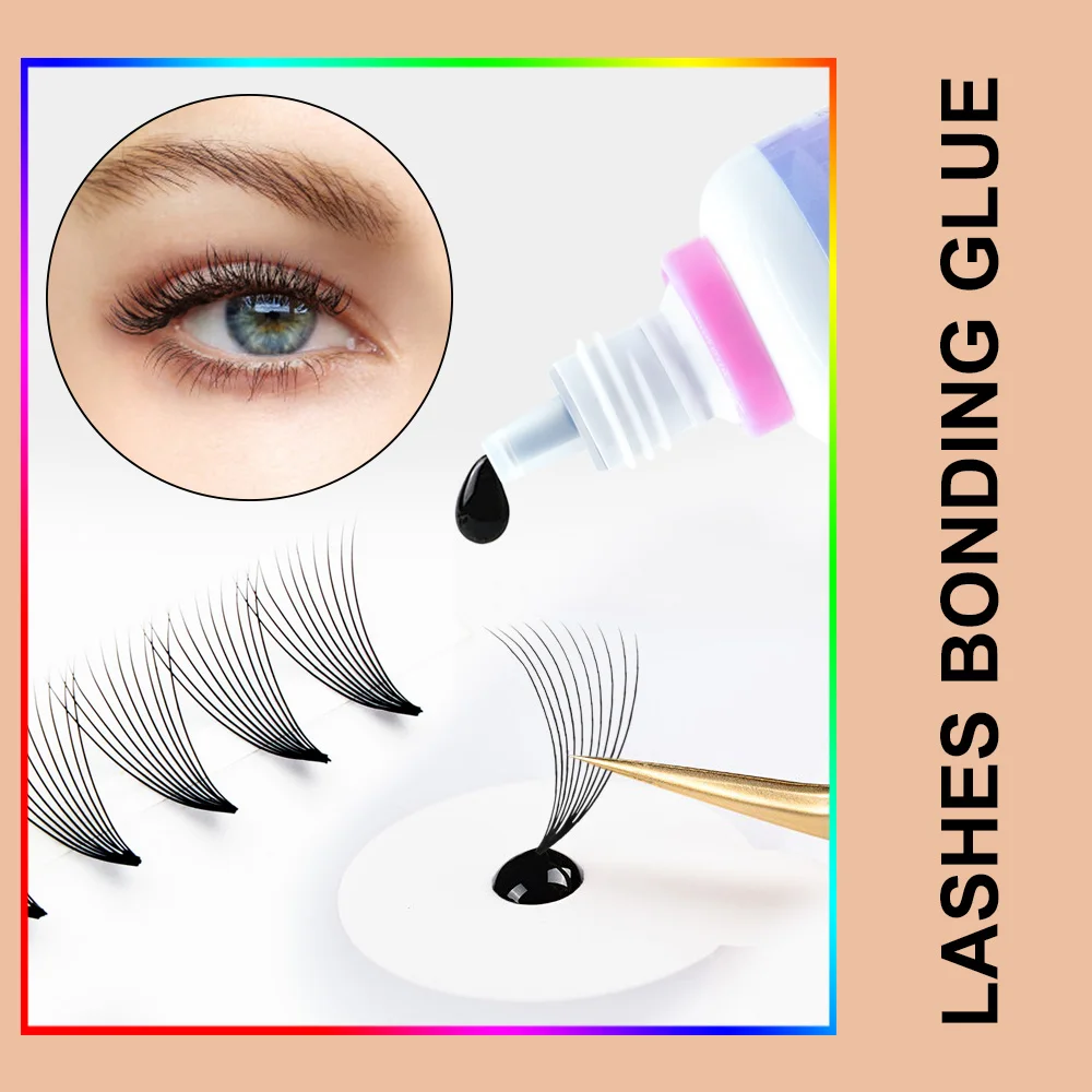 Bonding Individual No Allergy Eyelash Glue Fast Dry Long Lasting Lashes Adhesive Extension 3 Seconds False Eyelashes Extensions