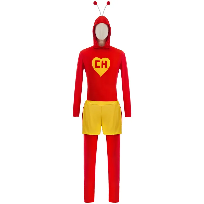 Comedian Cosplay Costume Jumpsuit Short Pants Mexican Chespirito 4 Halloween Cosplay Bee Costume Customized Clothes Outfits view 4