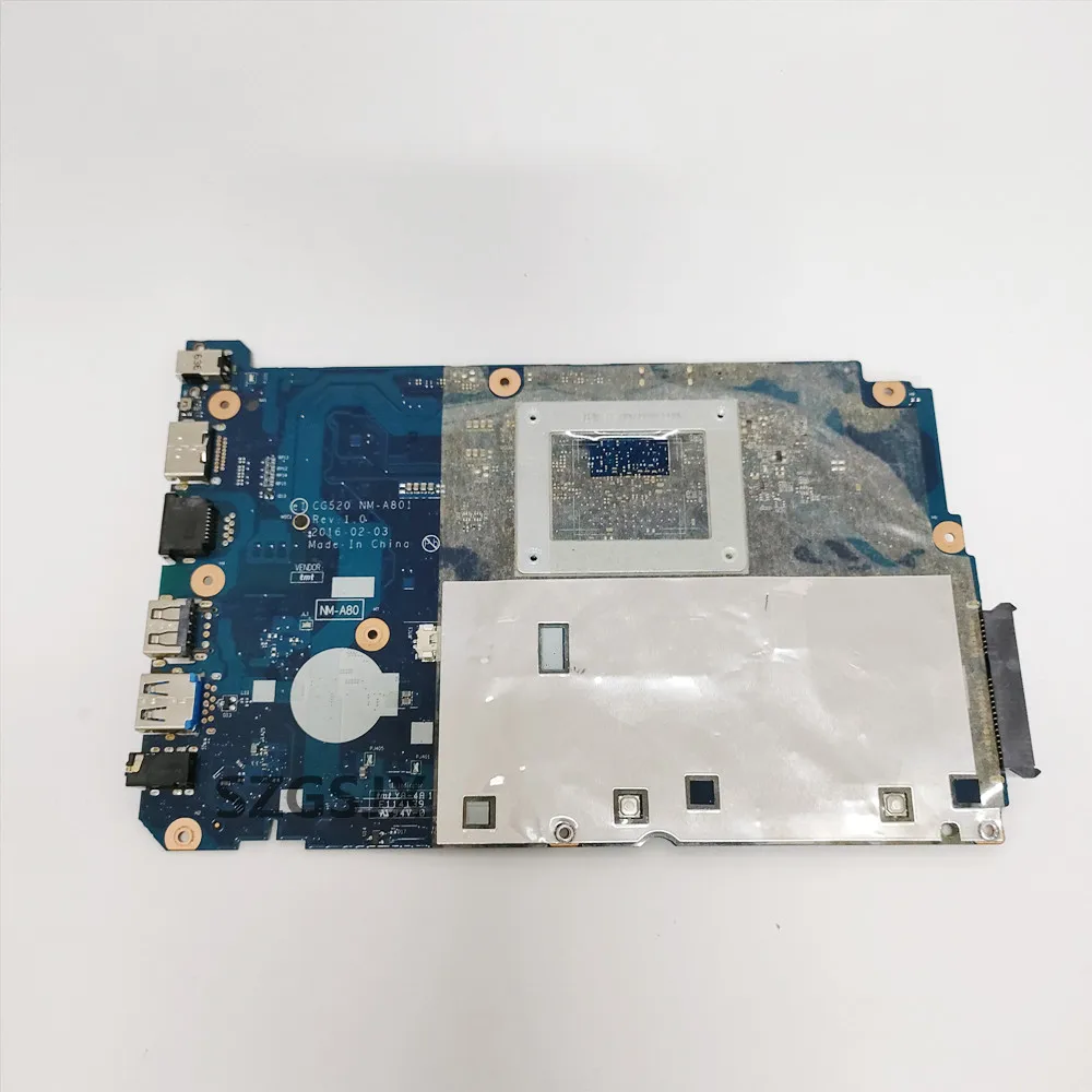 FOR  Lenovo ideapad 110-15IBR laptop motherboard CG520 NM-A801 with N3060 CPU, 4G RAM, FRU 5B20L46211 100% tested