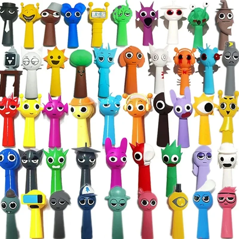 12pcs/set Sprunki Figures 2.0 Mode Toys Sprunki Incredibox Action Figurines Sprunki Game Cartoon for Birthday Christmas Gift