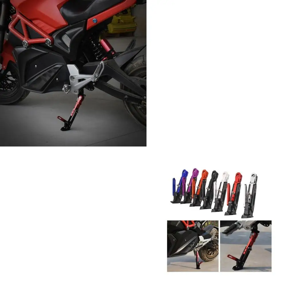 

Регулируемая боковая опора для ног для мотоцикла, сменная подставка для подставки, универсальный выдвижной держатель для скутера